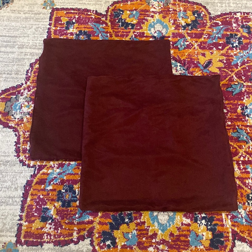 Micro suede pillowcases